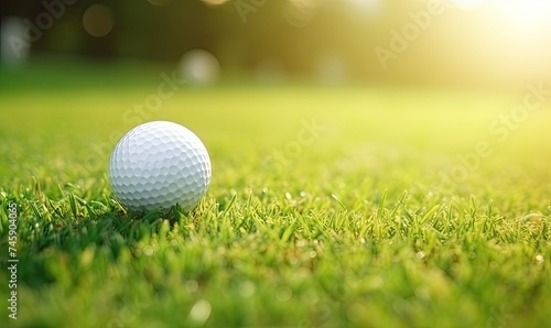 On Top of the World: A Majestic Golf Ball Embracing a Beautiful, Verdant Landscape
