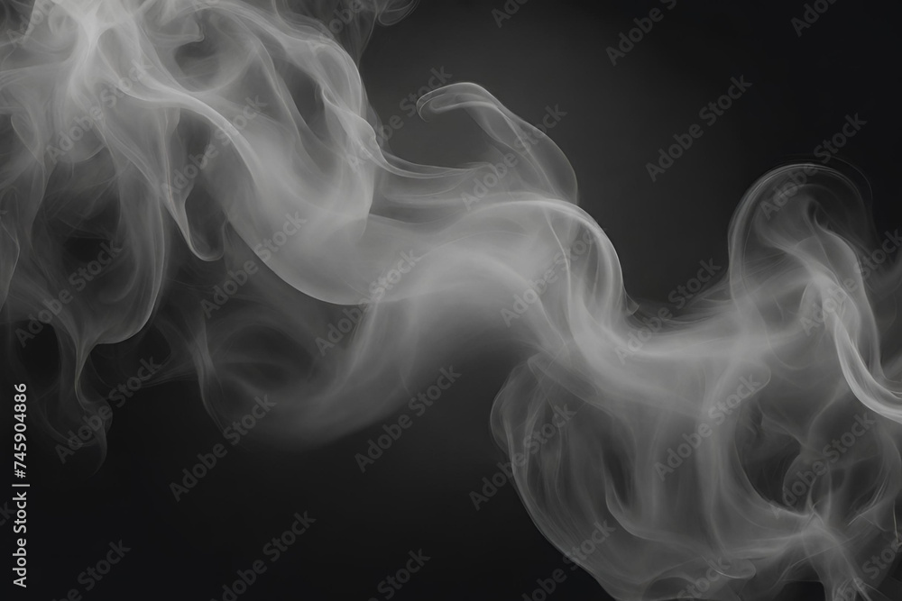 Fototapeta premium Abstract gradient smooth Blurred Smoke Gray background image