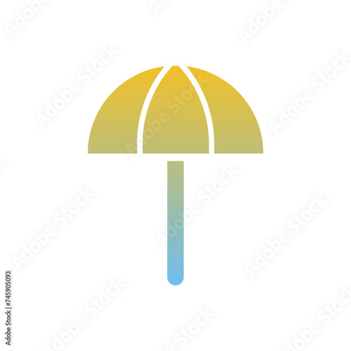 Sun Longue Flat Gradient Style