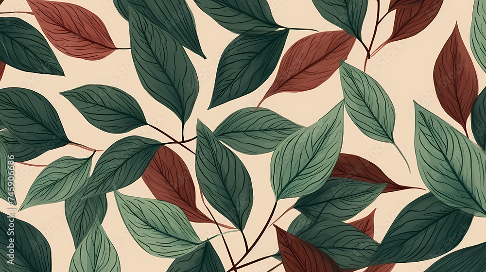 Abstract fabric, botanical art background Abstract fabric, botanical art background