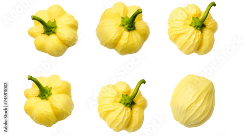 Pattypan Squash Collection: Fresh, Organic Ingredients for Culinary Creations, Isolated on Transparent Background - Ideal for Farm-to-Table Graphics! © Spear