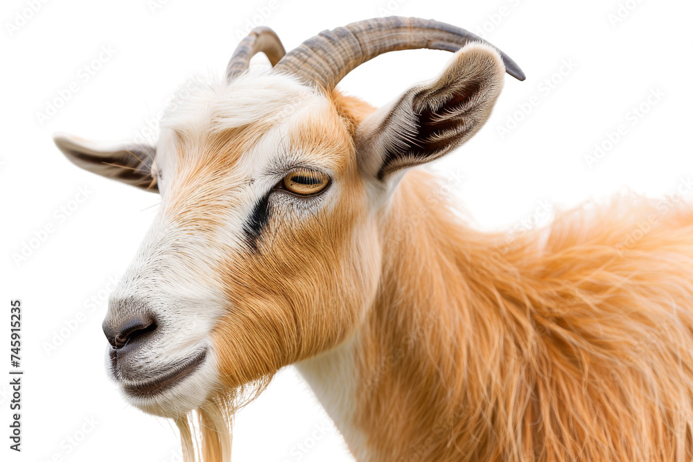 Goat isolated on transparent background