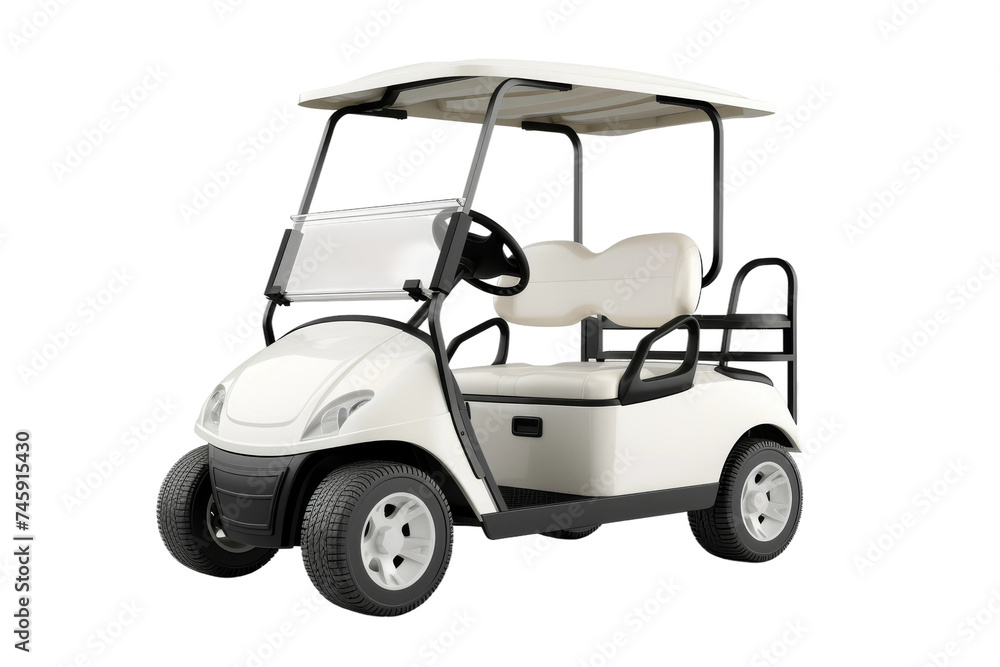 Golf Cart isolated on transparent background
