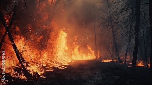 Inferno Unleashed: Devastating Forest Fire © Stavros's son