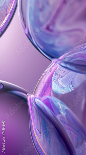 Abstract background with water. AI generated art illustration.