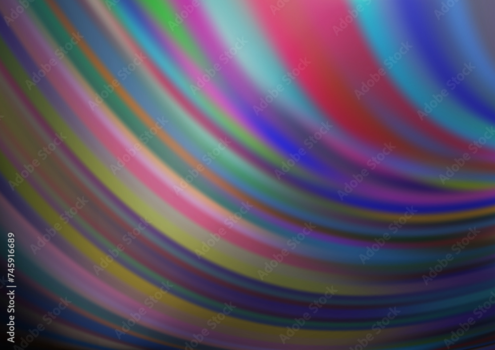 Dark Purple vector template with liquid shapes. Dark Purple vector template with liquid shapes.