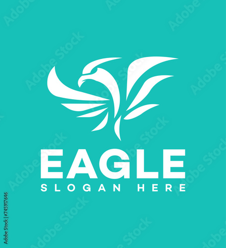 Eagle Logo bird Icon Brand Identity. Vector Logo Design Template