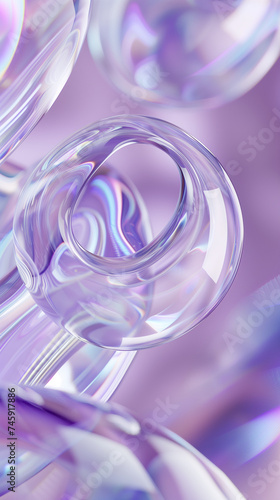 Abstract background with water. AI generated art illustration.