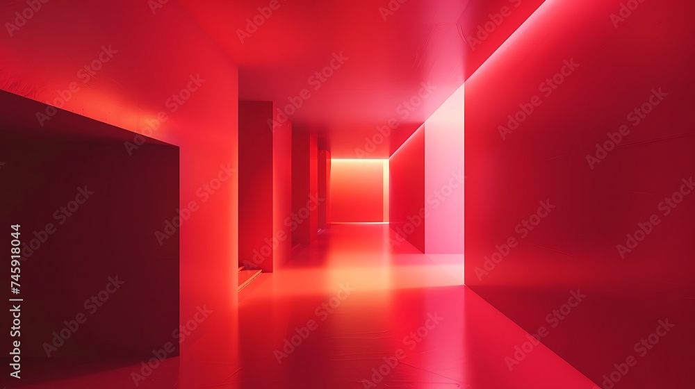 blank red gradient modern background. Generative Ai blank red gradient modern background. Generative Ai