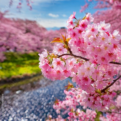 桜の背景素材