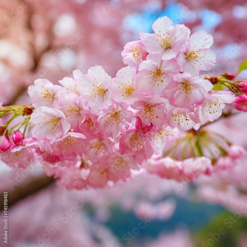 桜の背景素材