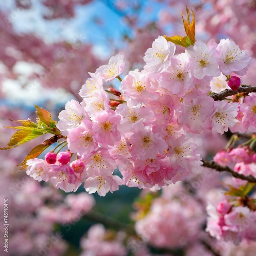 桜の背景素材