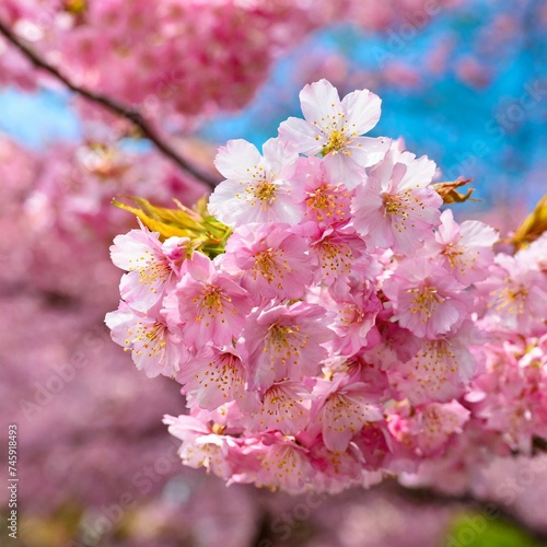 桜の背景素材