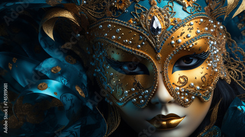 carnival glamorous mask © sema_srinouljan