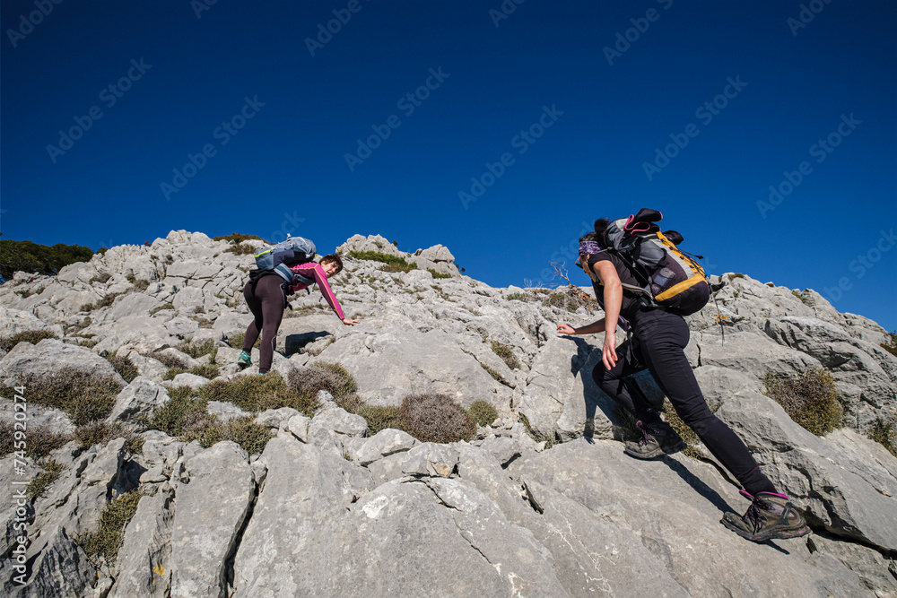 Fototapeta premium Comellar de s Homo, Selva, Mallorca, Balearic Islands, Spain