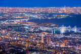 日本　神戸　掬星台からの夜景