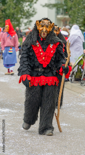 Swabian-Alemannic carnival „Fasnet“ in South Germany_Germany, Europe photo