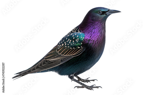 Starling isolated on transparent background © MSS Studio