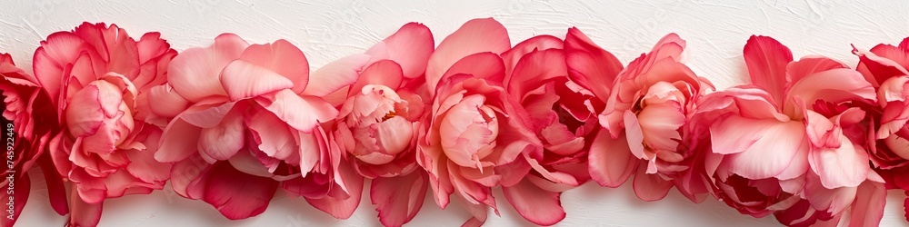 background of peonies and petals with place for text. background of peonies and petals with place for text.