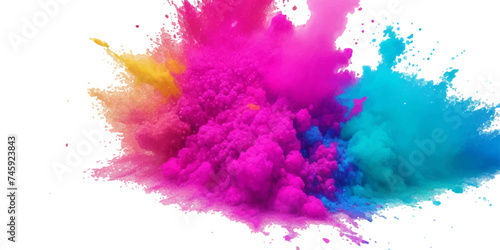 Bright colorful watercolor splash splatter stain brush strokes on white background. Modern vibrant aquarelle spot. Rainbow trendy isolated design on white. Element. Vector watercolor illustration.