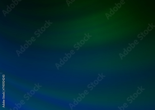 Dark Blue, Green vector abstract template.