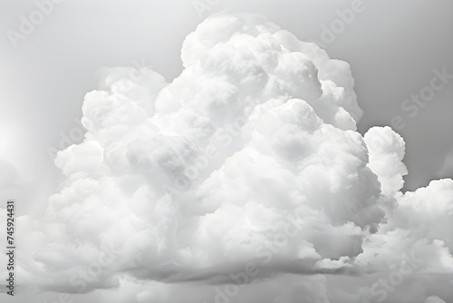 High Resolution Image of Spectacular, Voluminous Clouds Floating Across the Expansive Sky