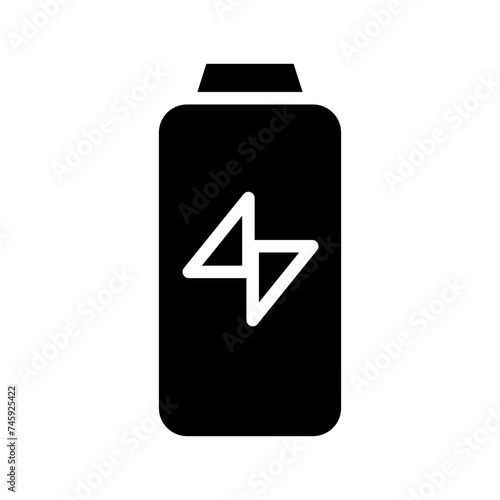 Battery Power Charge Glyph Icon