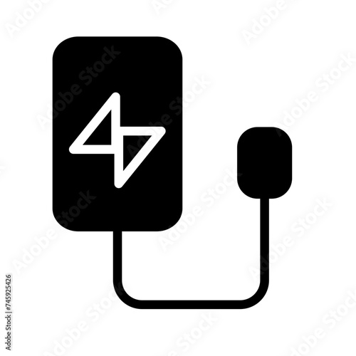 Battery Power Charge Glyph Icon