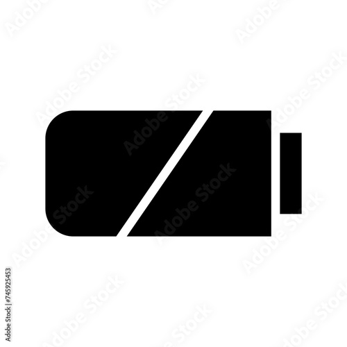 Battery Power Charge Glyph Icon