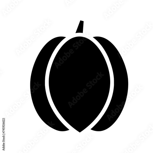 Paprika Pepper Diet Glyph Icon