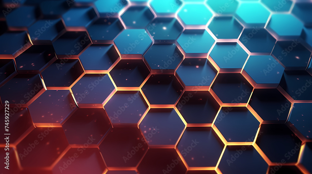 Hexagon geometry, hexagon print texture background banner panorama Hexagon geometry, hexagon print texture background banner panorama