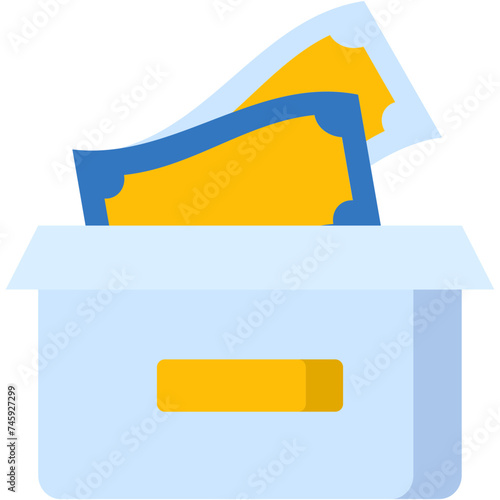 Cash Box Illustration