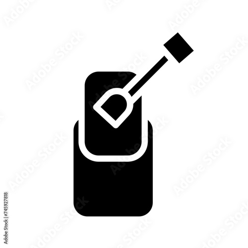 Nail Care Paint Glyph Icon