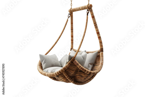 Swing chair isolated on transparent background
