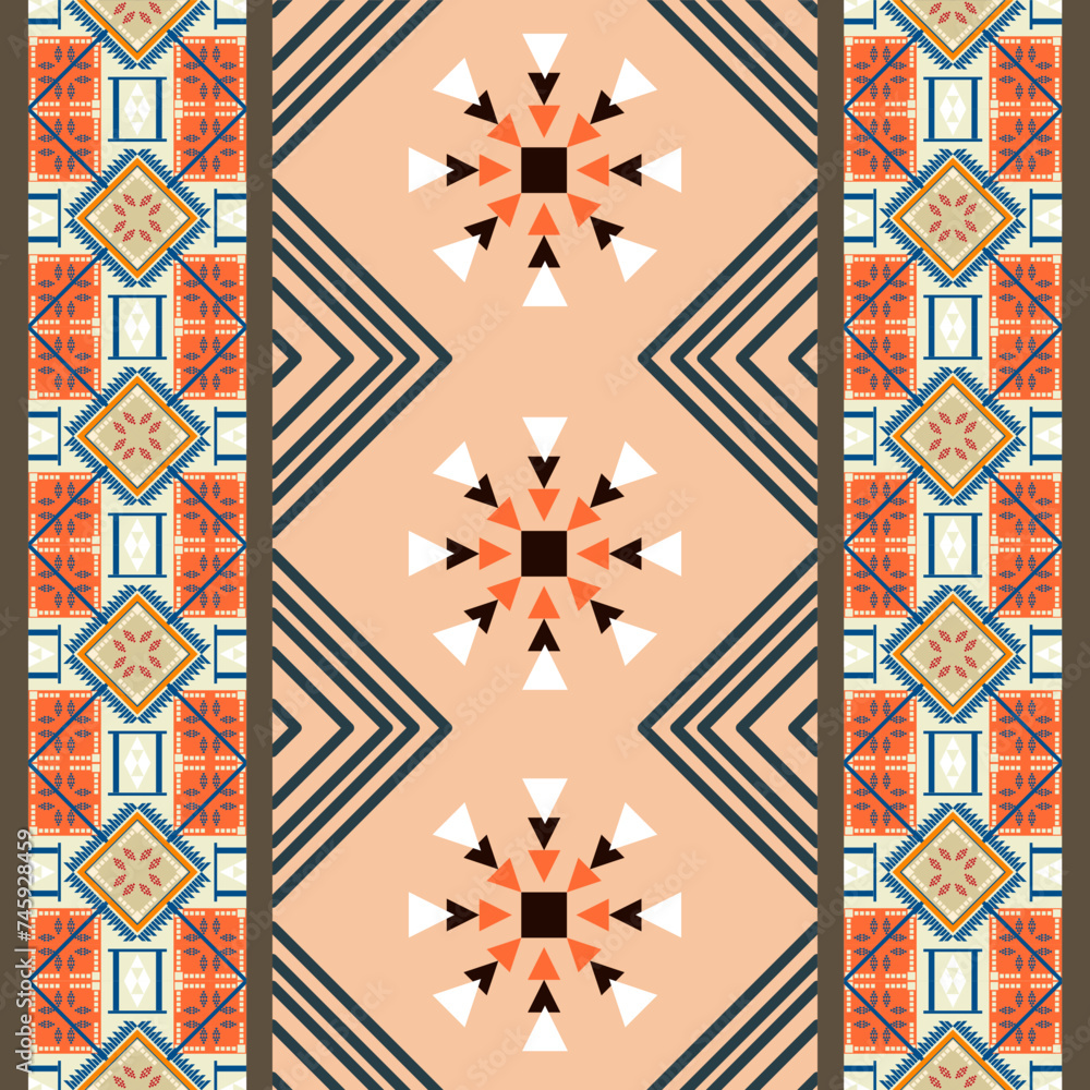 abstract Traditional geometric ethnic fabric pattern ornate elements with ethnic patterns design for textiles, rugs, clothing, sarong, scarf, batik, wrap, embroidery, print, curtain, carpet, wallpaper abstract Traditional geometric ethnic fabric pattern ornate elements with ethnic patterns design for textiles, rugs, clothing, sarong, scarf, batik, wrap, embroidery, print, curtain, carpet, wallpaper