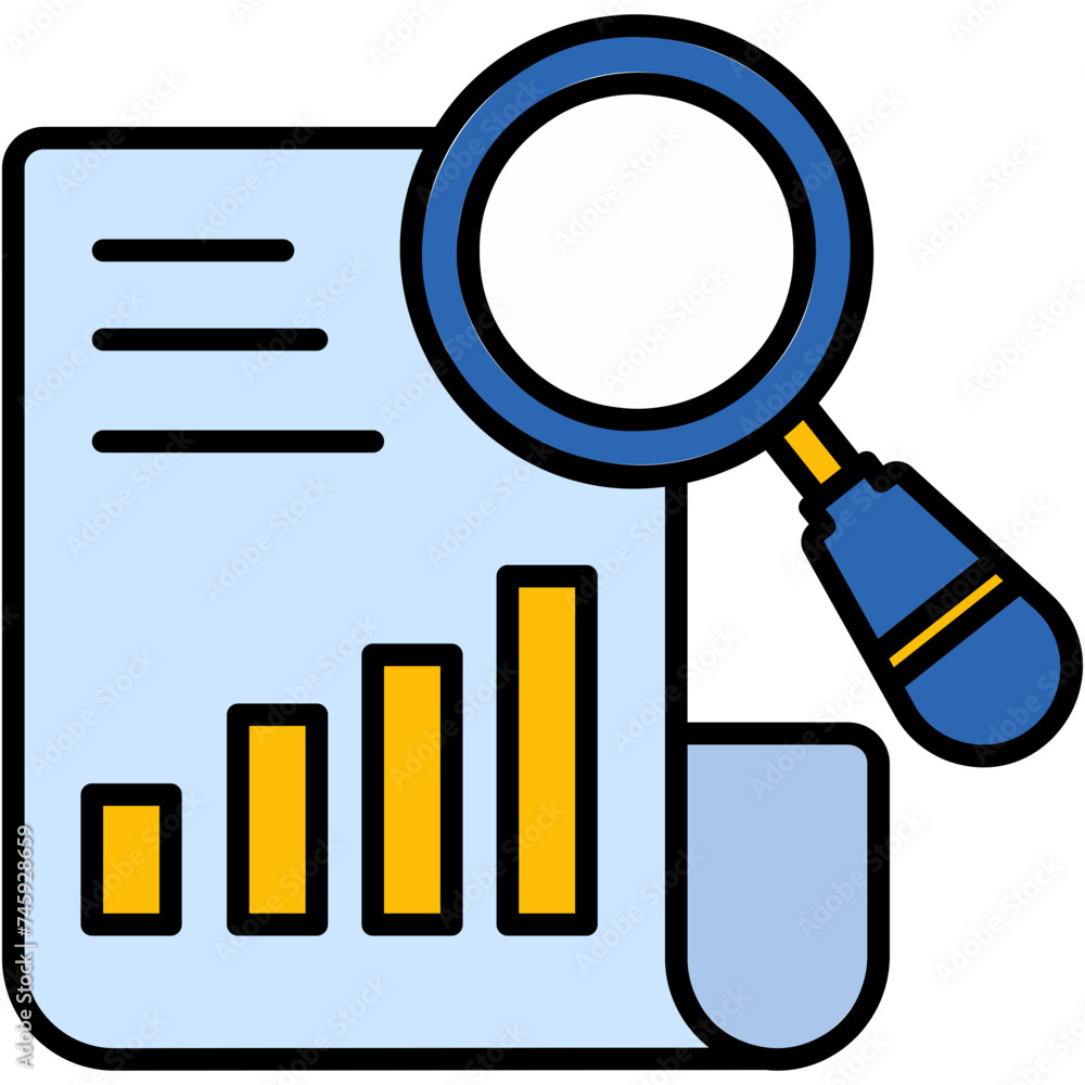Sales Report Illustration Sales Report Illustration