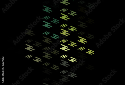 Dark Blue, Yellow vector pattern with narrow lines.