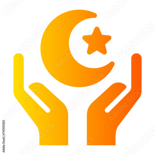 praise gradient icon