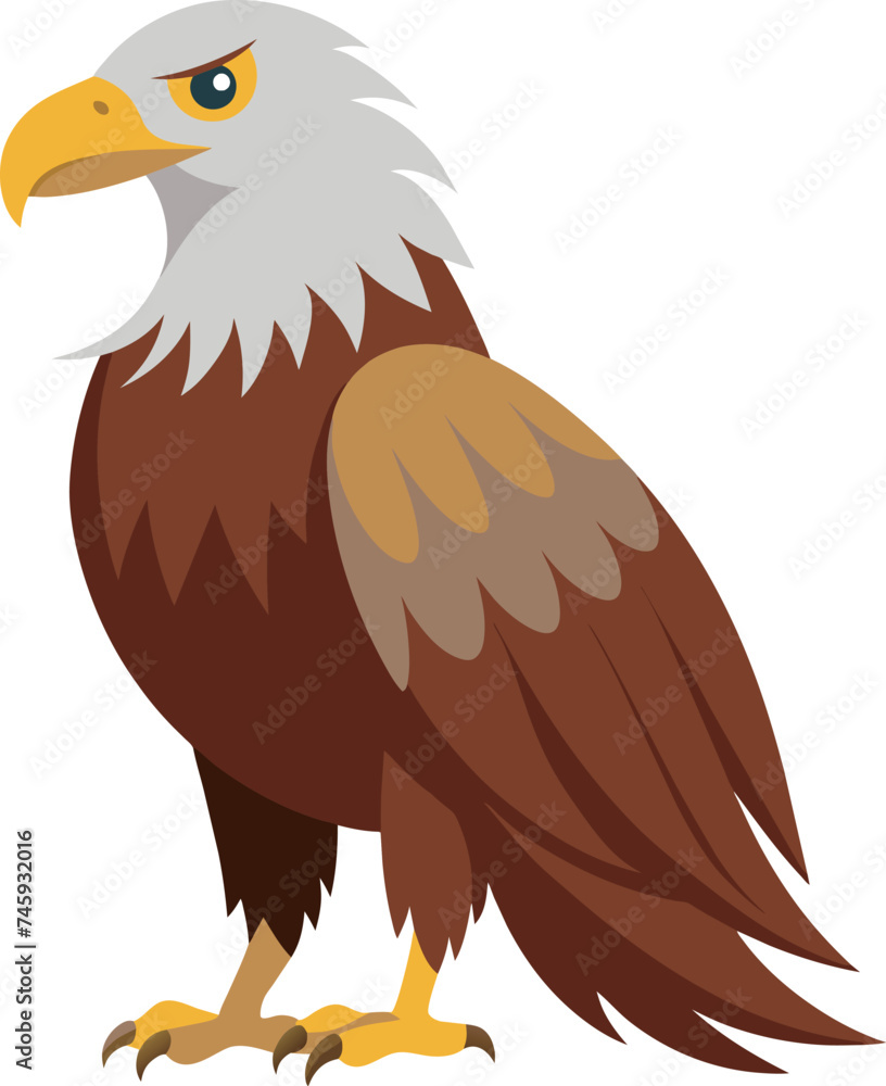 Obraz premium Illustration of an eagle vector design