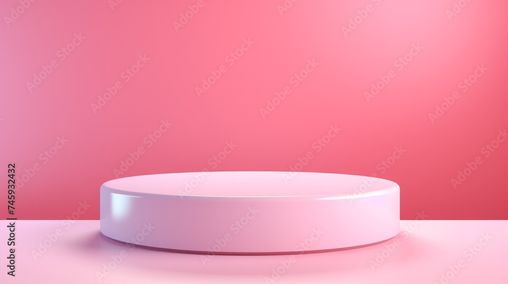 Pink Minimalistic Catwalk for branding, promotion, presentation of Cosmetics, product. Stage, Horizontal banner, Mockup, Pedestal, Platform, Advertising Showcase with copy space. Pink Minimalistic Catwalk for branding, promotion, presentation of Cosmetics, product. Stage, Horizontal banner, Mockup, Pedestal, Platform, Advertising Showcase with copy space.