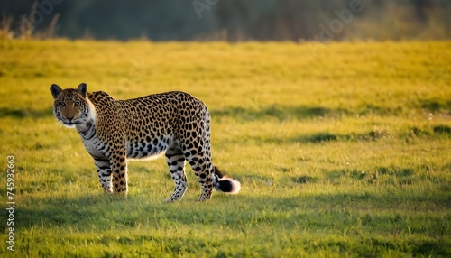 leopard in the grass