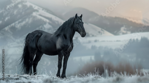 Horse Photo Illustration
