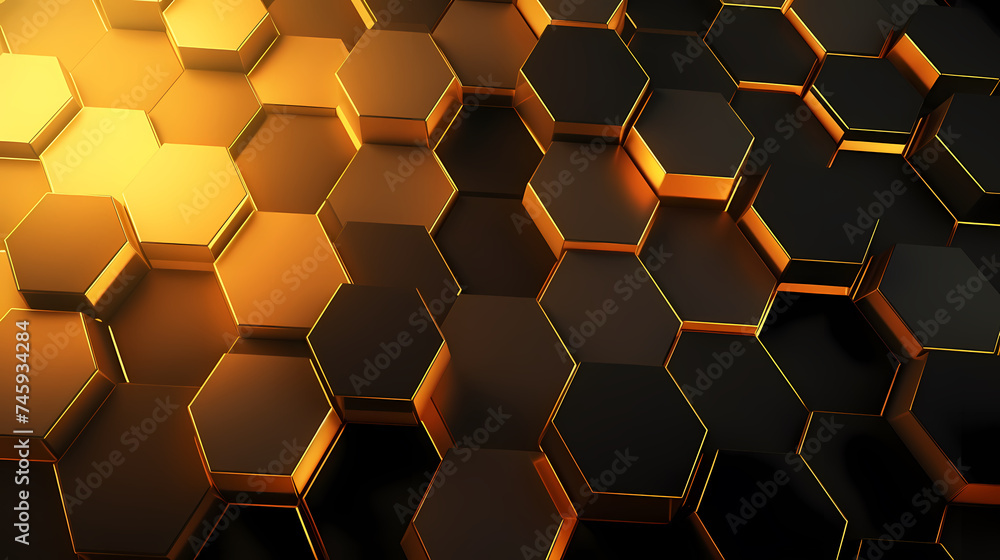 Background with hexagonal texture Background with hexagonal texture