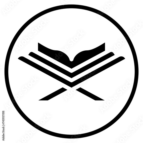 Quran glyph icon