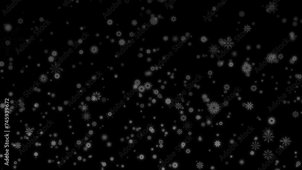 Grey snowlike pattern on dark asphalt, resembling Monochrome photography