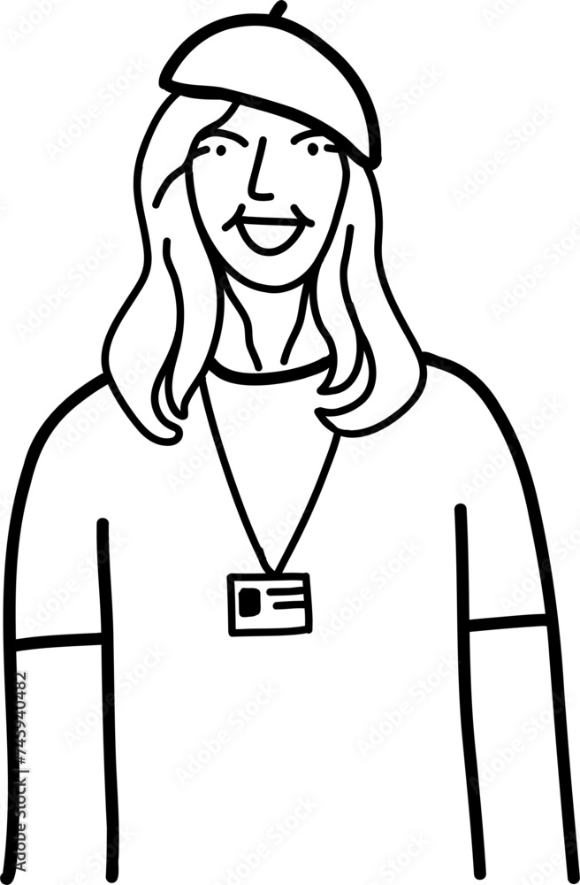 Character smiling woman different age and ethnicity. Young and aged, diverse. Vector outline illustration, linear, thin line, hand drawn sketch, doodle Character smiling woman different age and ethnicity. Young and aged, diverse. Vector outline illustration, linear, thin line, hand drawn sketch, doodle