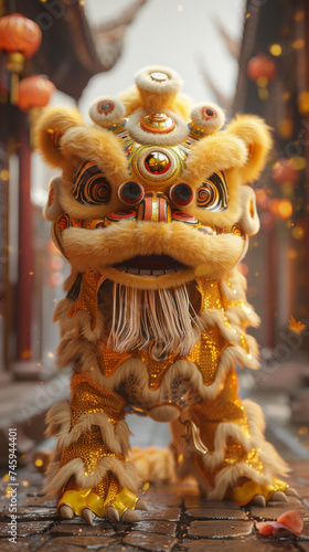 Chinese Lion Dance. © imlane