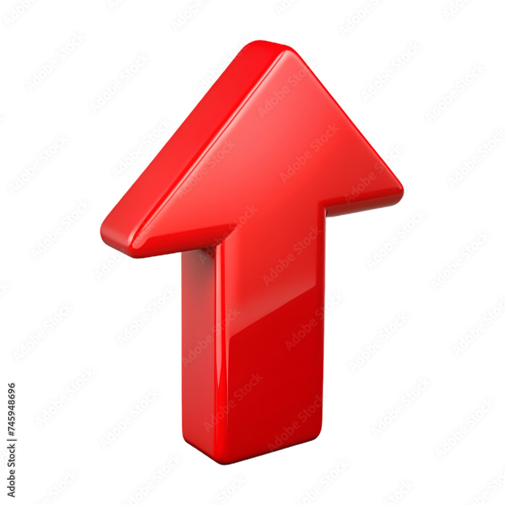 3d red arrow up line, 3d arrow 3d red arrow up line, 3d arrow