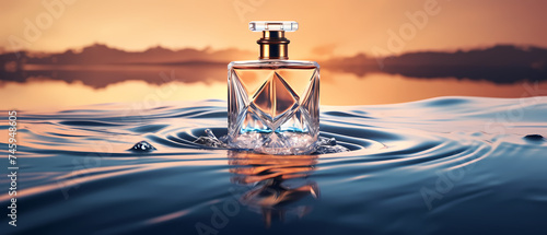Popular minimalist studio shot fragrances, luxury fragrances © ma