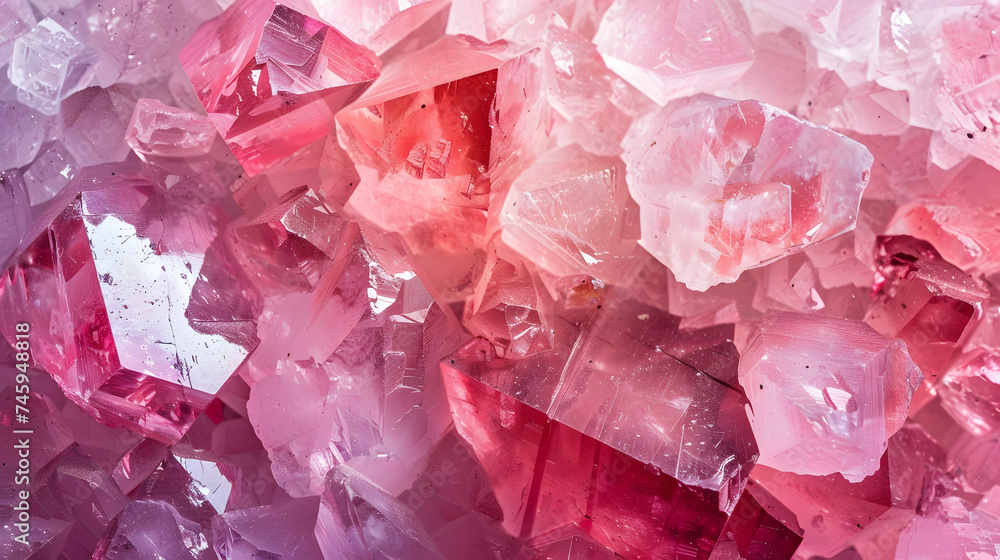 Pink rose quartz texture background banner Pink rose quartz texture background banner